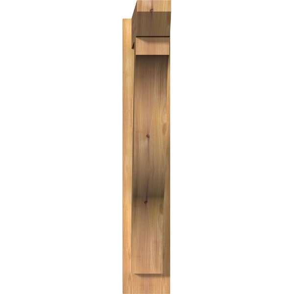 Funston Slat Smooth Outlooker, Western Red Cedar, 5 1/2W X 24D X 32H